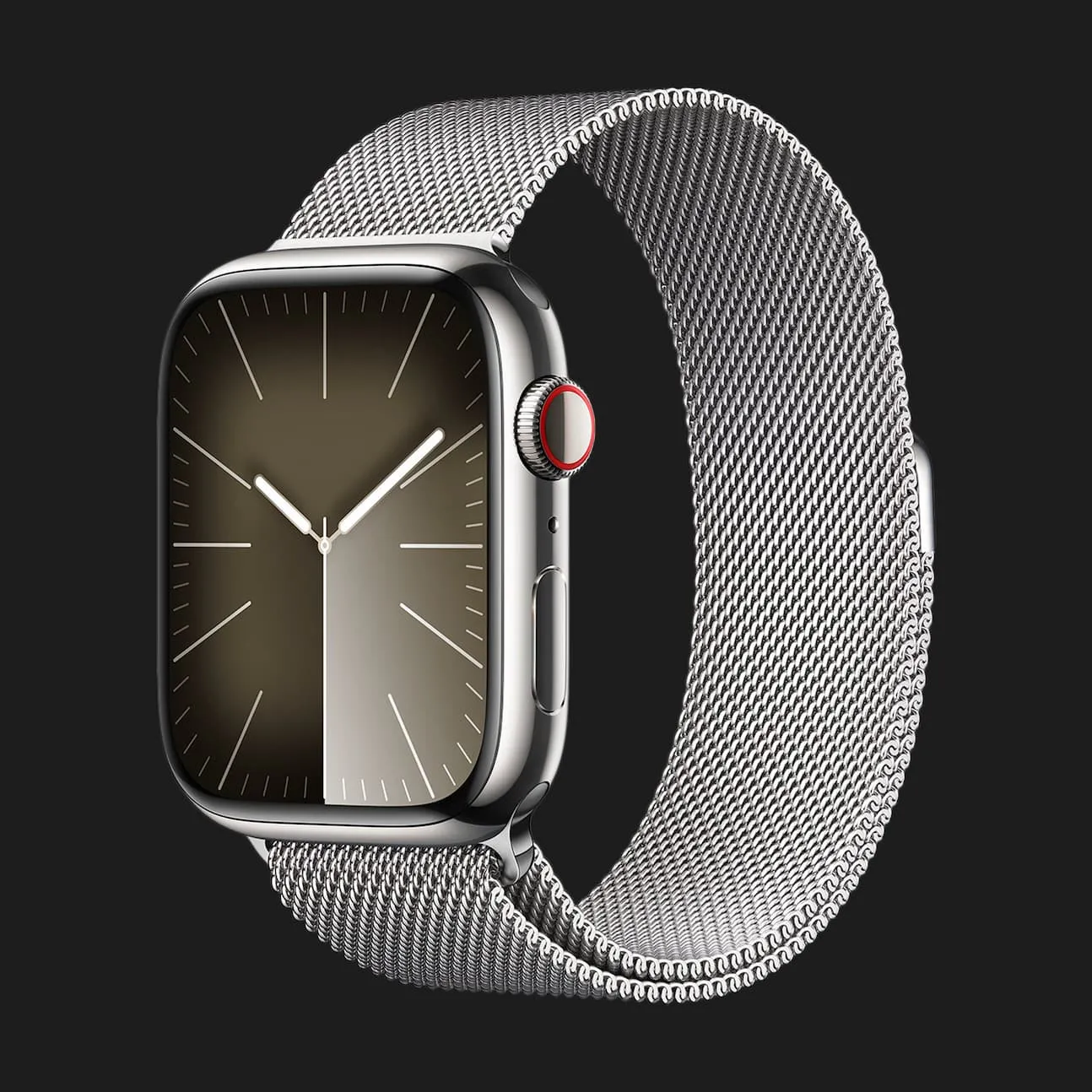 Space gray apple watch with silver milanese loop online